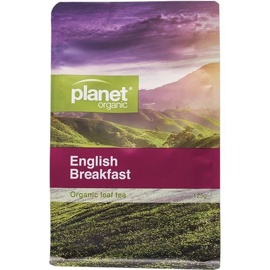 Planet Organic Organic English Breakfast Loose Leaf Tea 125g - Cutprice Online
