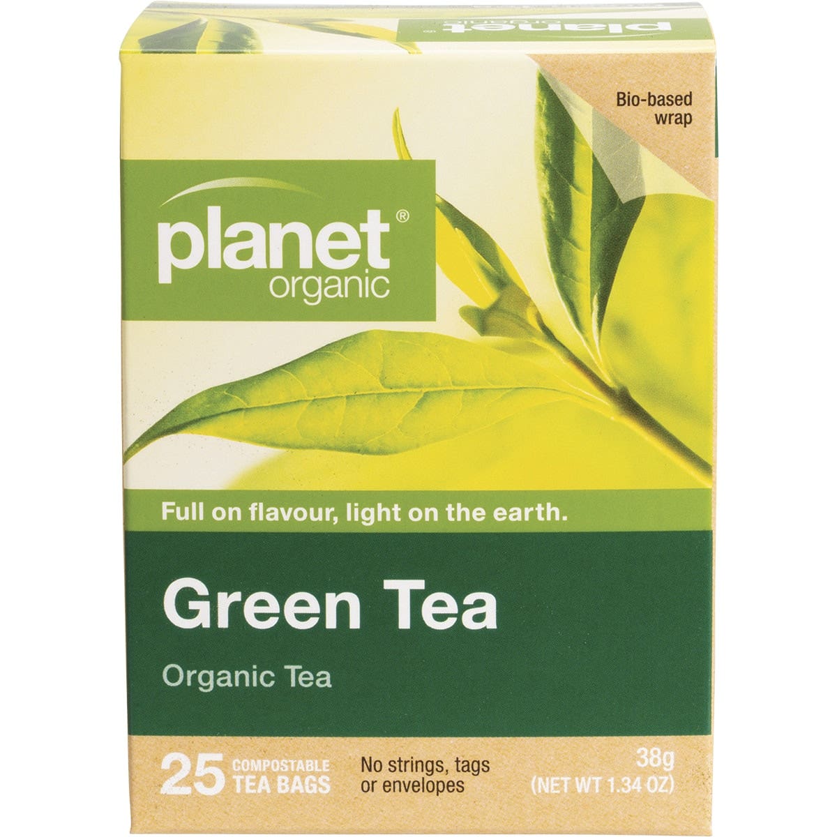Planet Organic Organic Green Tea x 25 Tea Bags - Cutprice Online