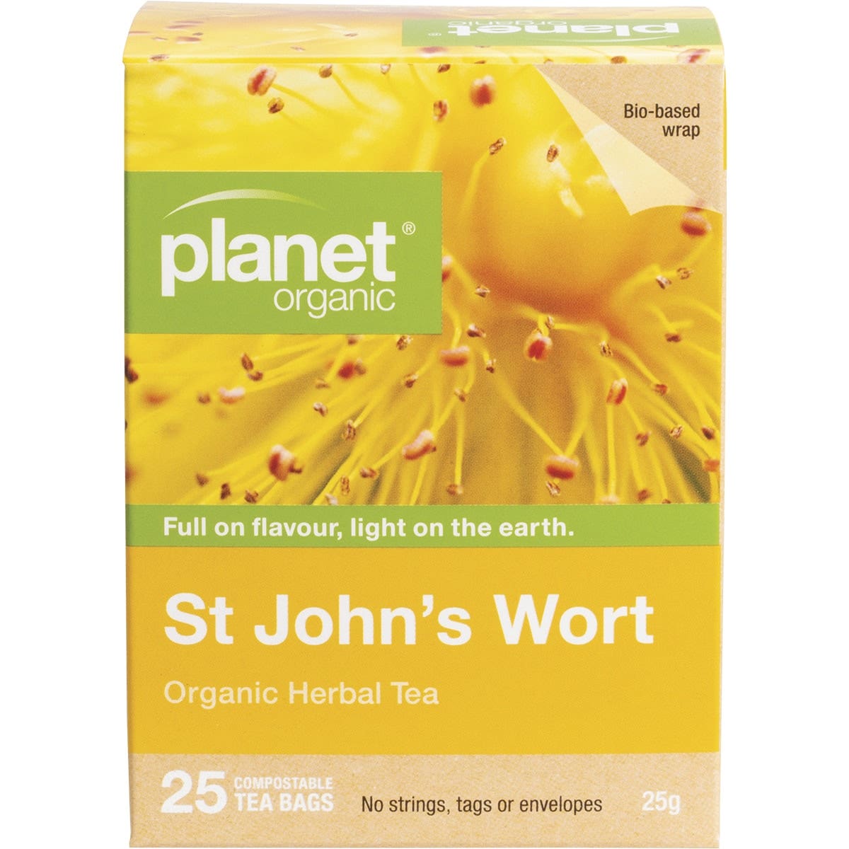 Planet Organic Organic St John's Wort Herbal Tea x 25 Tea Bags - Cutprice Online