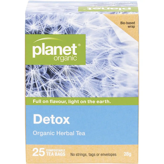 PLANET ORGANIC Herbal Tea Bags Detox 25 PLANET ORGANIC