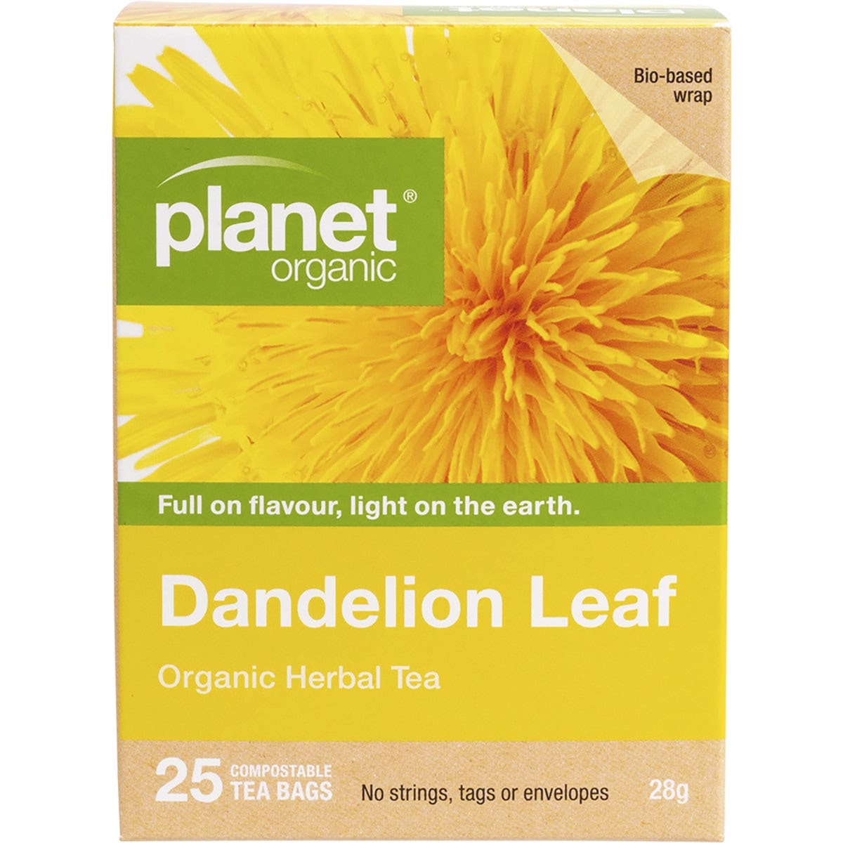 Planet Organic Organic Dandelion Leaf Herbal Tea x 25 Tea Bags - Cutprice Online