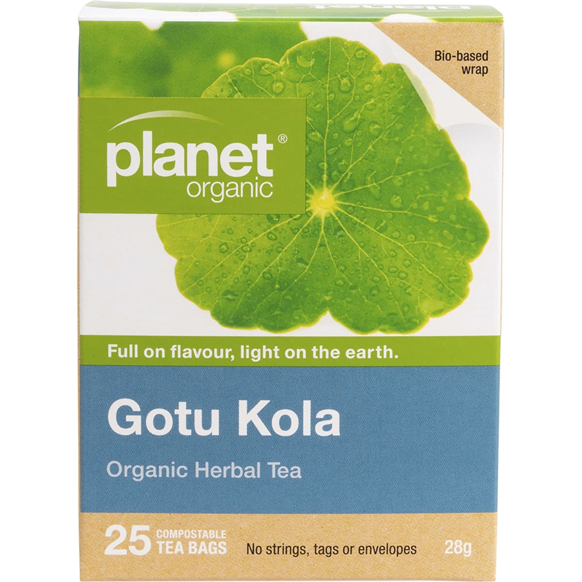 Planet Organic Organic Gotu Kola Herbal Tea x 25 Tea Bags - Cutprice Online