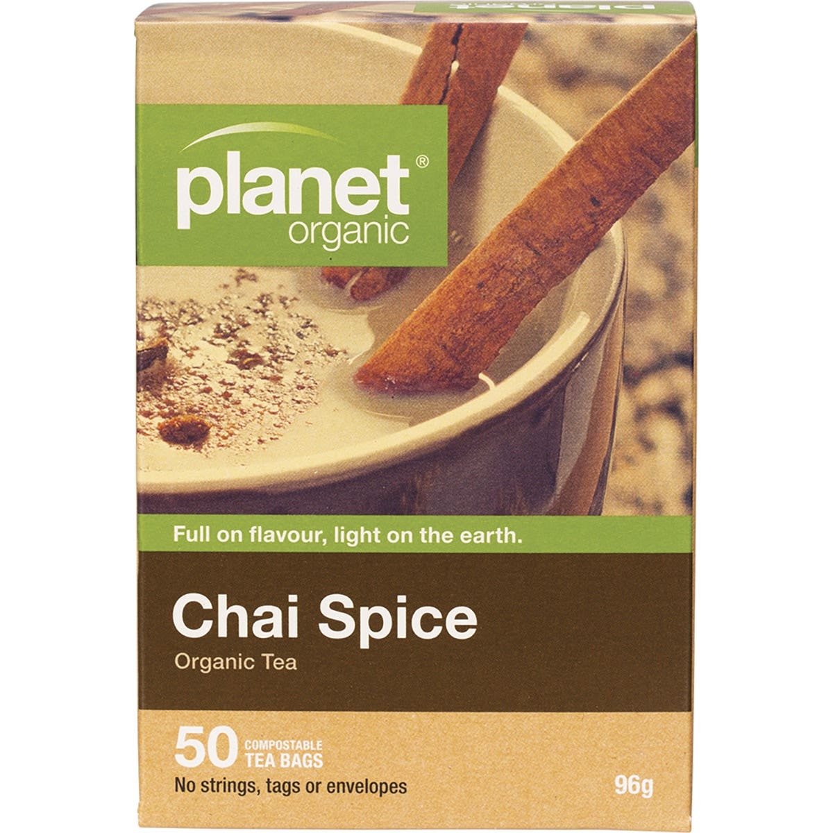 Planet Organic Organic Chai Spice Herbal Tea x 50 Tea Bags - Cutprice Online