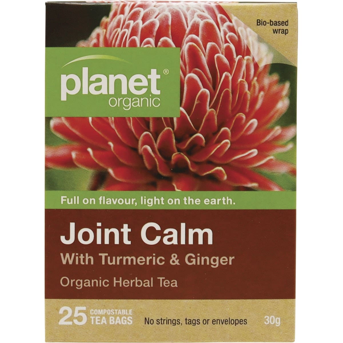 Planet Organic Organic Joint Calm with Turmeric & Ginger Herbal Tea x 25 Tea Bags - Cutprice Online