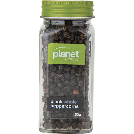 Planet Organic Organic Shaker Whole Black Peppercorns 50g - Cutprice Online