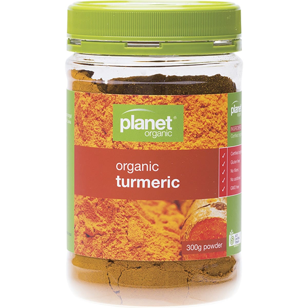 Planet Organic Organic Turmeric Jar 300g - Cutprice Online