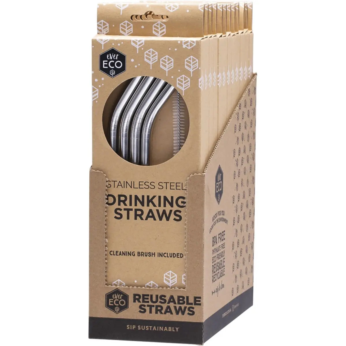 EVER ECO Stainless Steel Straws - Bent 4 EVER ECO