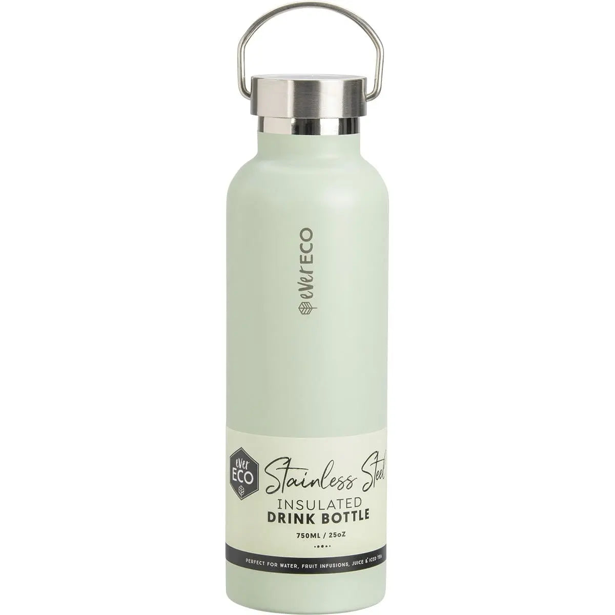 EVER ECO Insulated Stainless Steel Bottle Sage 750ml EVER ECO