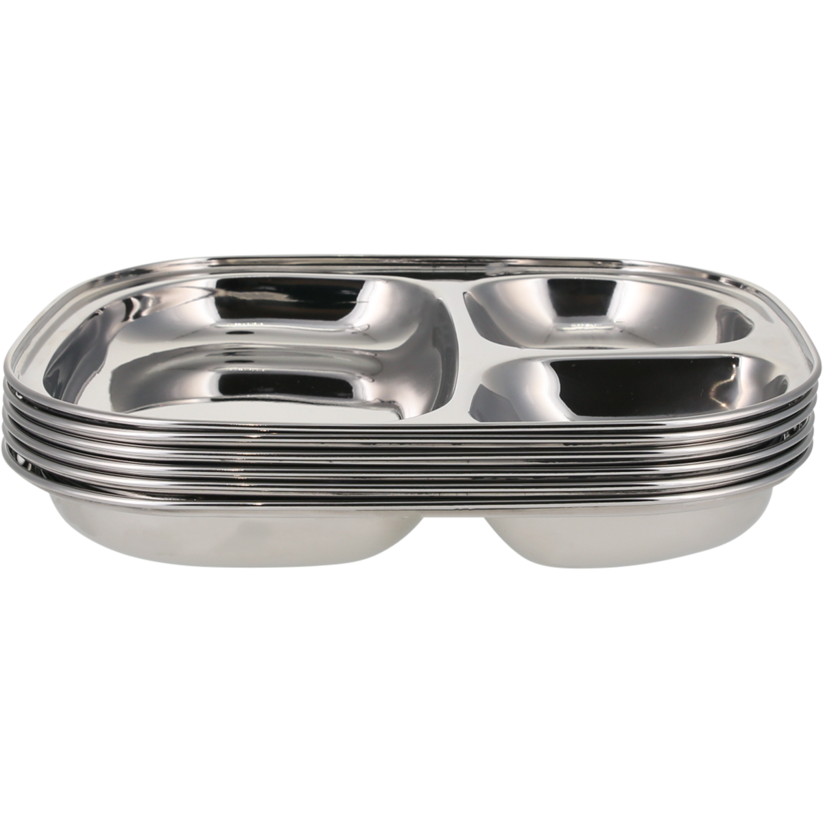 Ever Eco Stainless Steel Divided Kids Plate 1 Pack