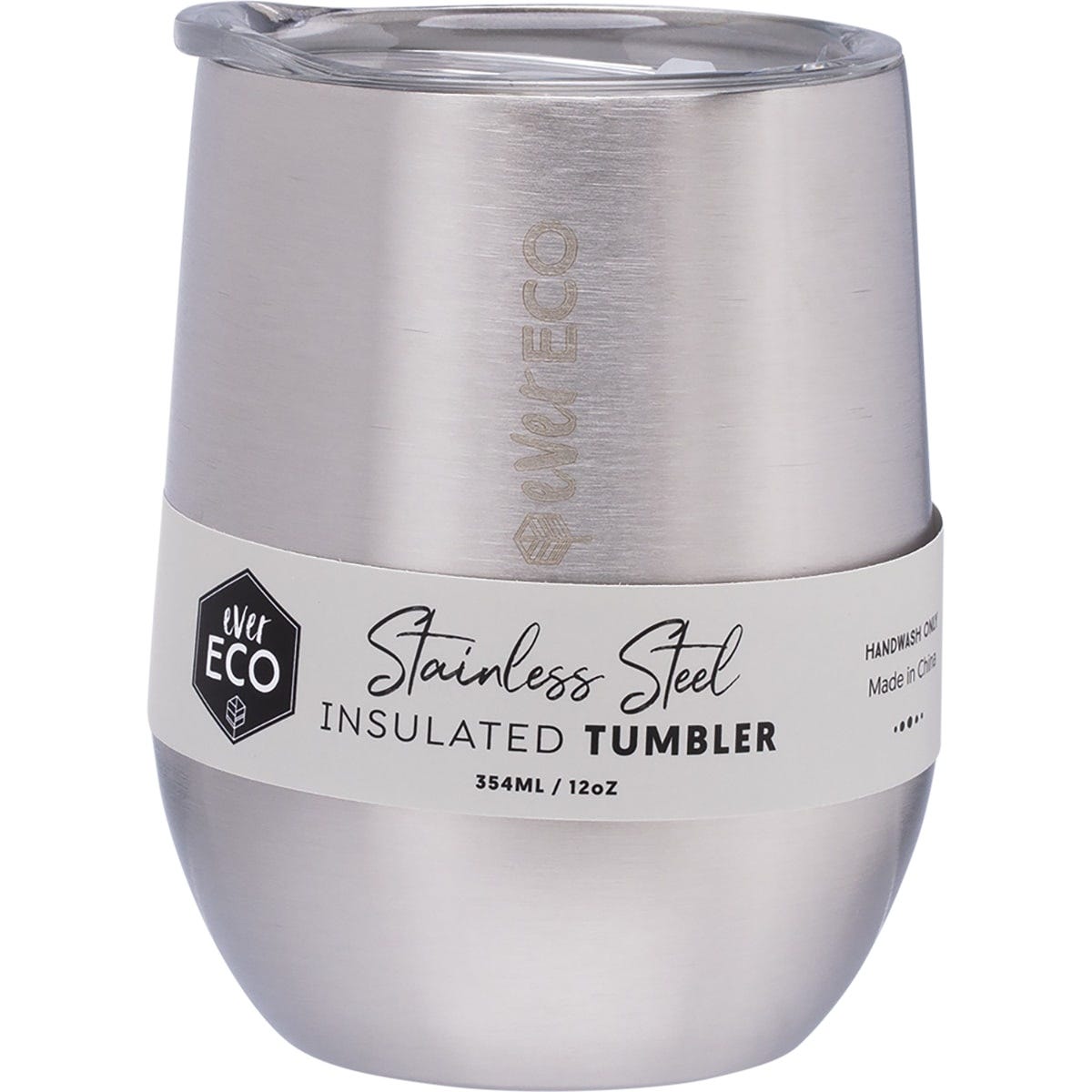 Ever Eco Insulated Tumbler Brushed Stainless 354ml - Cutprice Online