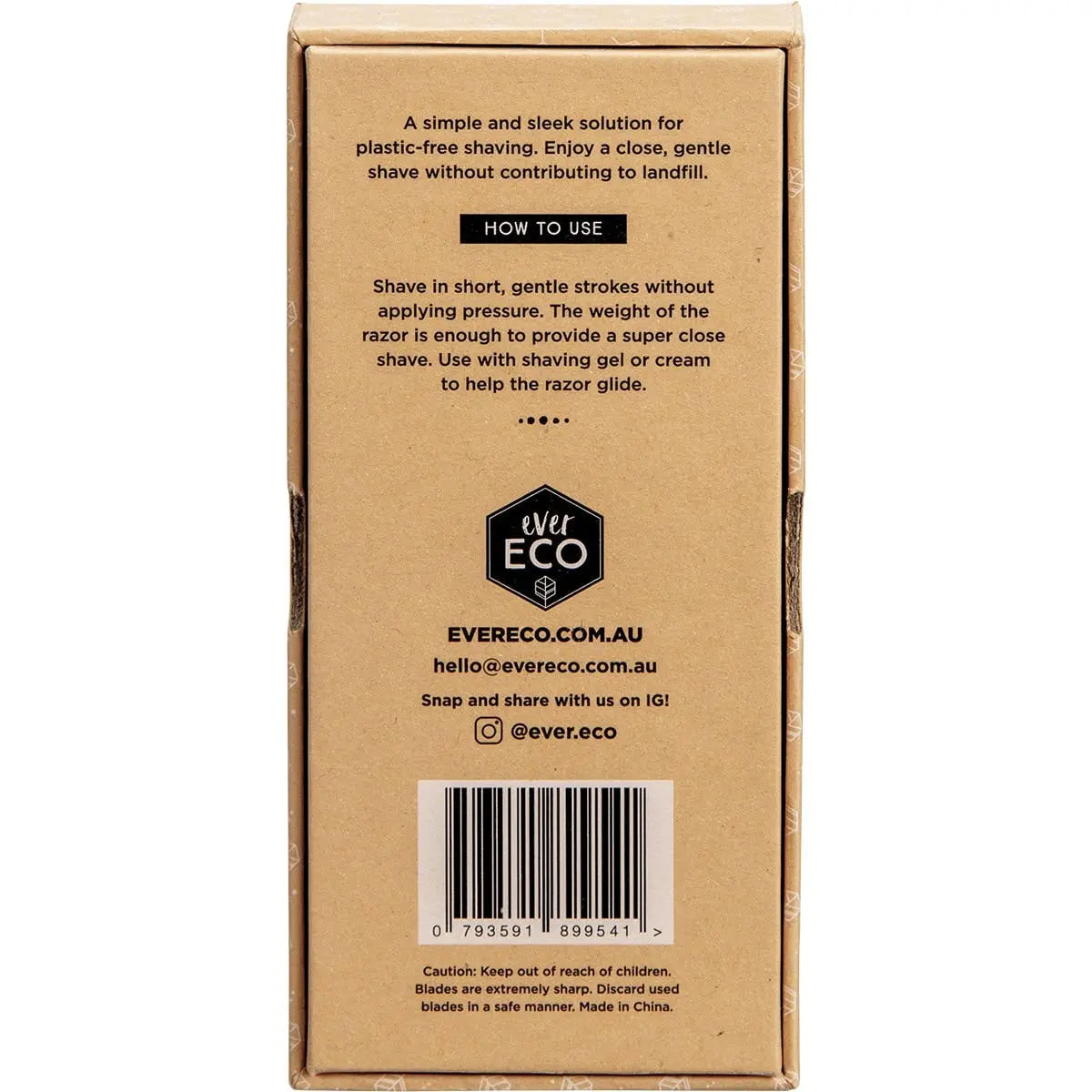 EVER ECO Safety Razor Matte Black 1 EVER ECO