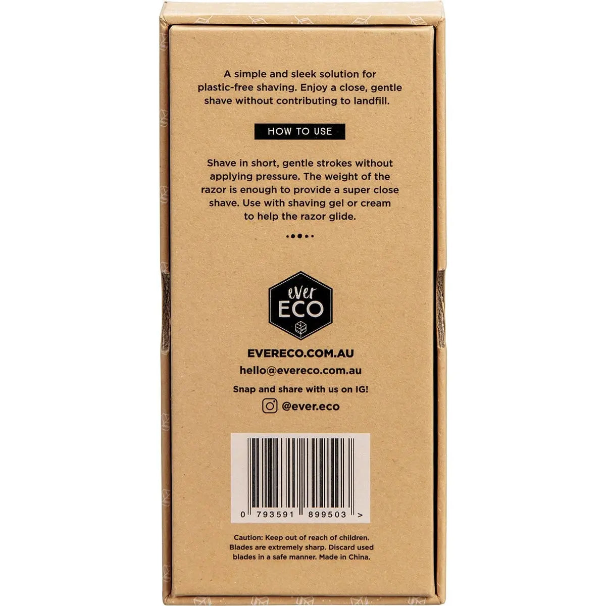 EVER ECO Safety Razor Rose Gold 1 EVER ECO