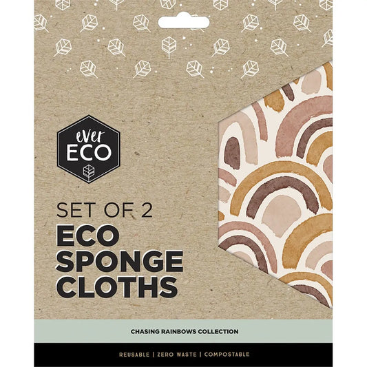 EVER ECO Eco Sponge Cloths Chasing Rainbows Collection 2 EVER ECO