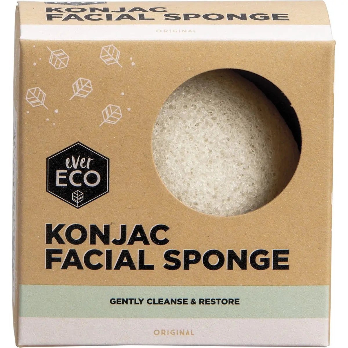 EVER ECO Konjac Facial Sponge Original 1 EVER ECO