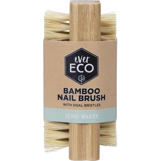 EVER ECO Bamboo Nail Brush Sisal Bristles - Cutprice Online