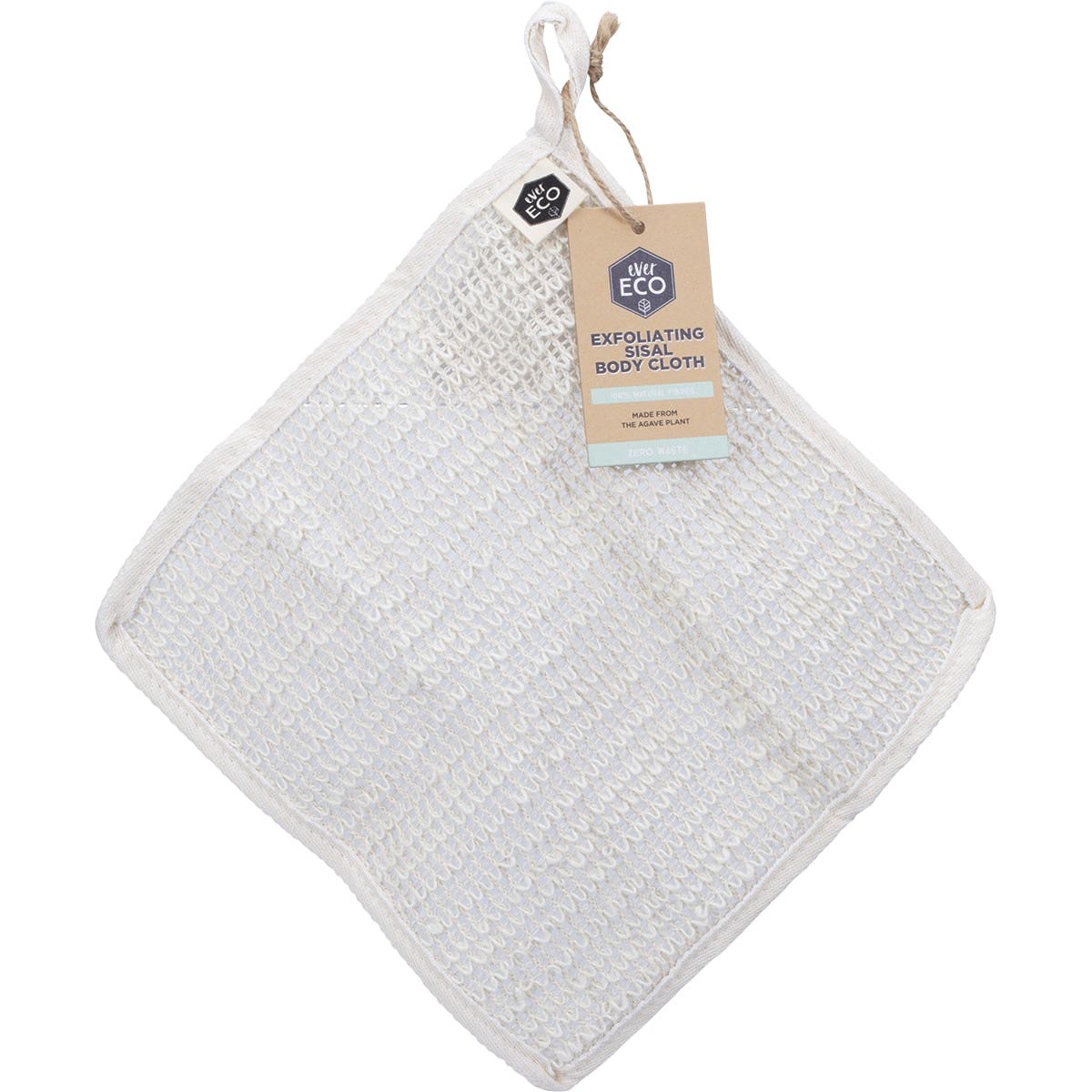 EVER ECO Exfoliating Sisal Body Cloth 100% Natural Fibres - Cutprice Online