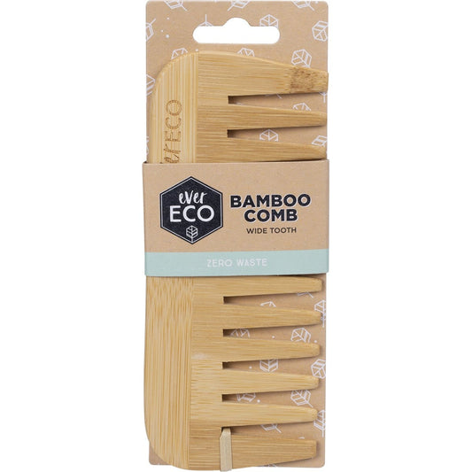 EVER ECO Bamboo Comb Wide Tooth - Cutprice Online