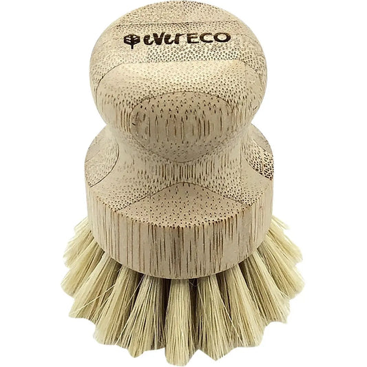 EVER ECO Veggie Scrubber Bamboo Handle, Sisal Bristles 1 EVER ECO