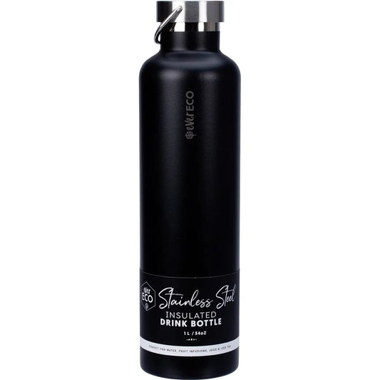 Ever Eco Insulated Stainless Steel Bottle Onyx 1L EVER ECO