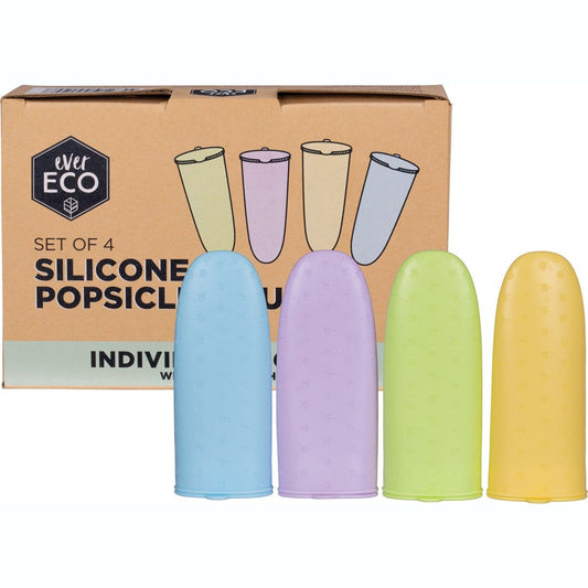 Ever Eco Silicone Popsicle Moulds 4pk - Cutprice Online