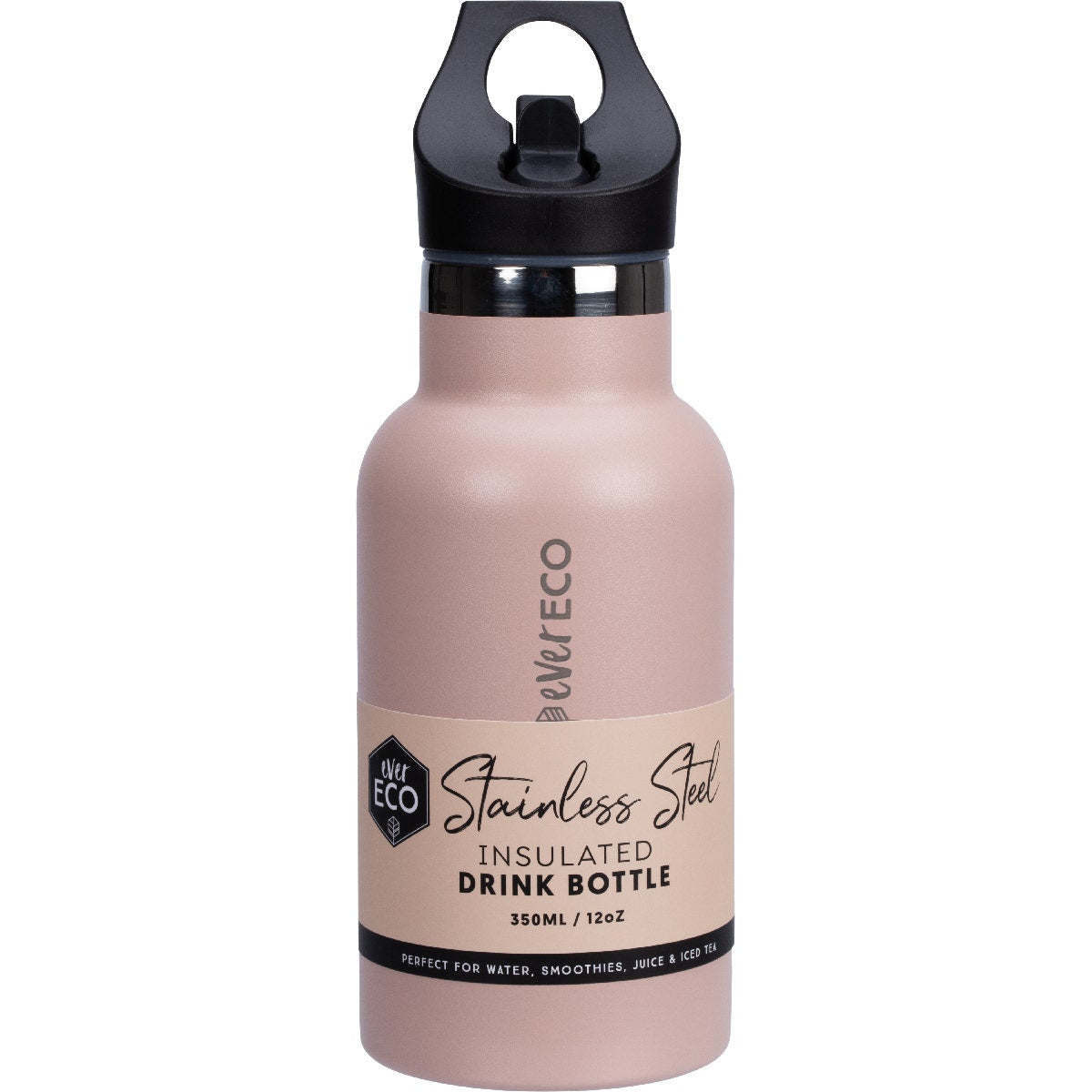 EVER ECO Insulated Stainless Steel Bottle Rose Sip Lid 350ml - Cutprice Online