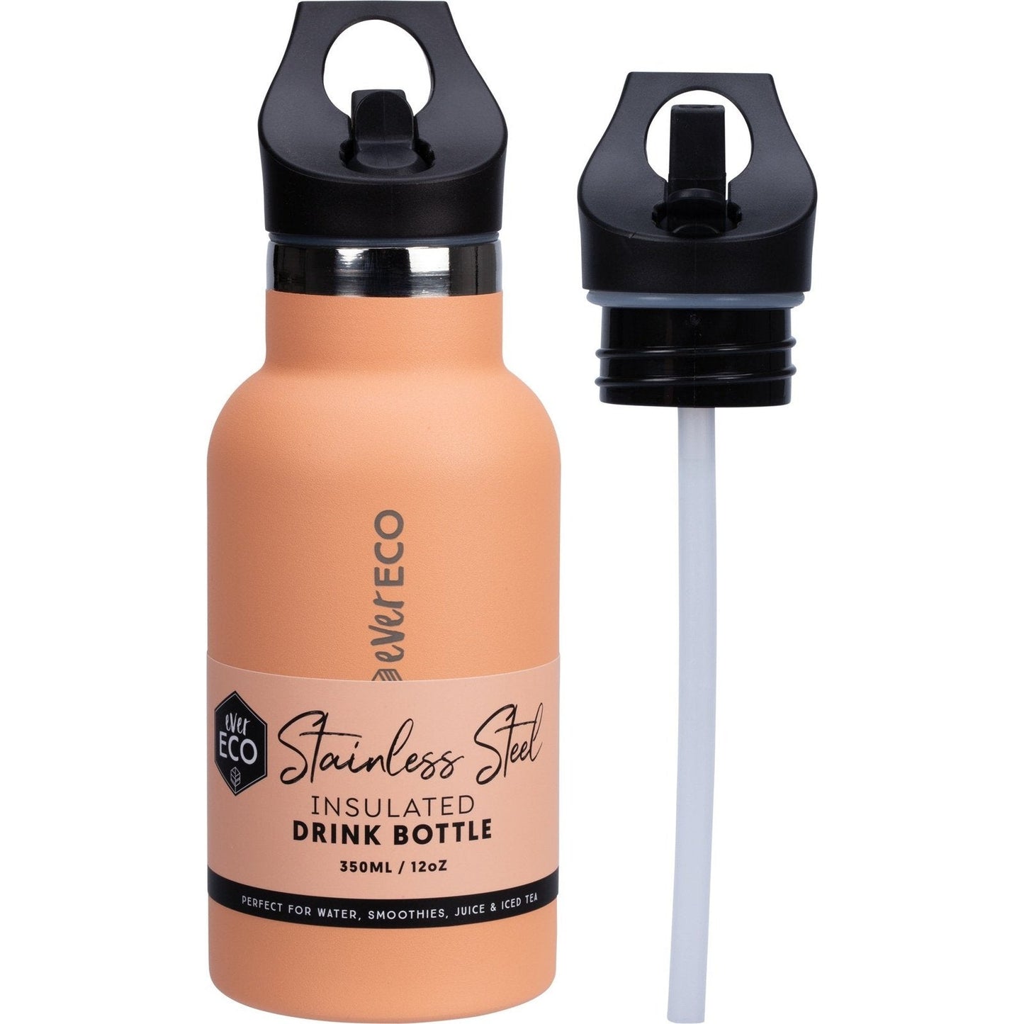 EVER ECO Insulated Stainless Steel Bottle Los Angeles Sip Lid 350ml - Cutprice Online
