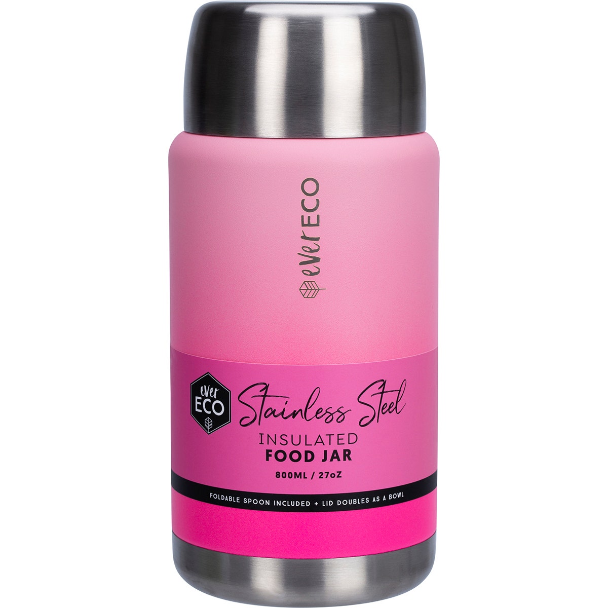 EVER ECO Insulated Stainless Steel Food Jar Rise 800ml - Cutprice Online