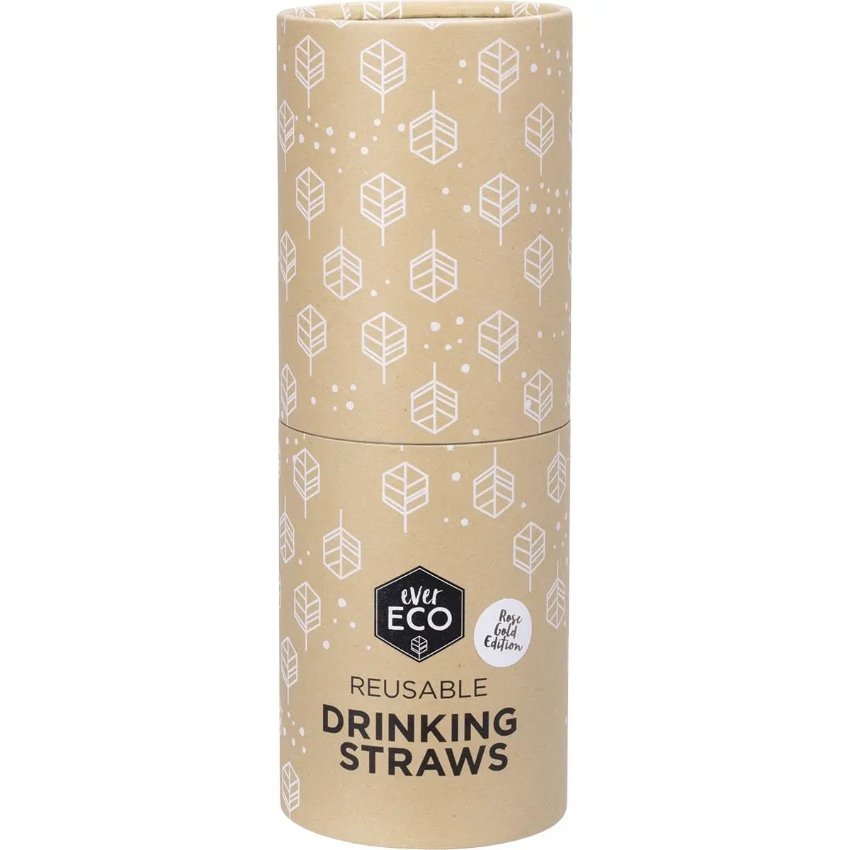EVER ECO Stainless Steel Straws - Straight Rose Gold 25 EVER ECO