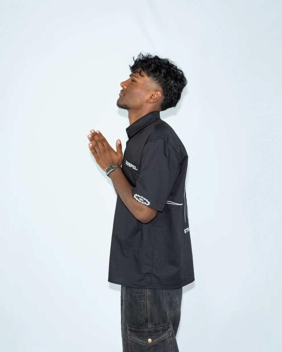 GOSPEL APPAREL - STILL UNASHAMED BUTTON UP - BLACK (XX-LARGE) - Cutprice Online