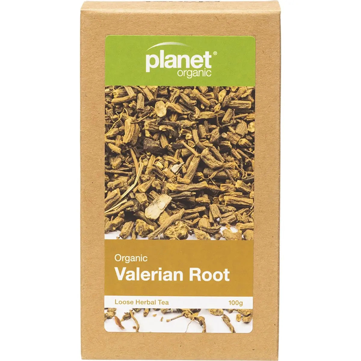 PLANET ORGANIC Herbal Loose Leaf Tea Organic Valerian Root 100g PLANET ORGANIC