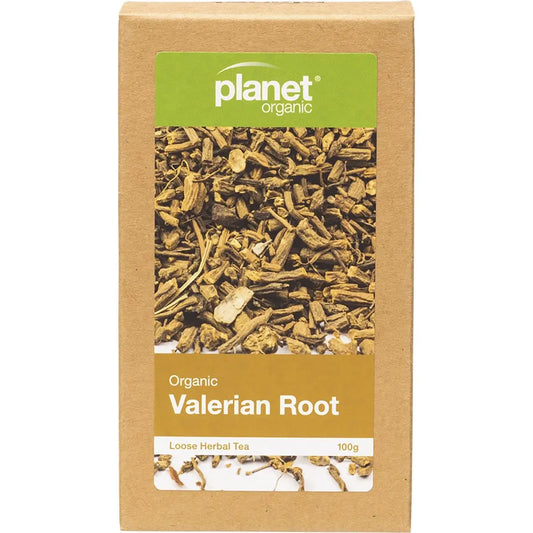 PLANET ORGANIC Herbal Loose Leaf Tea Organic Valerian Root 100g PLANET ORGANIC