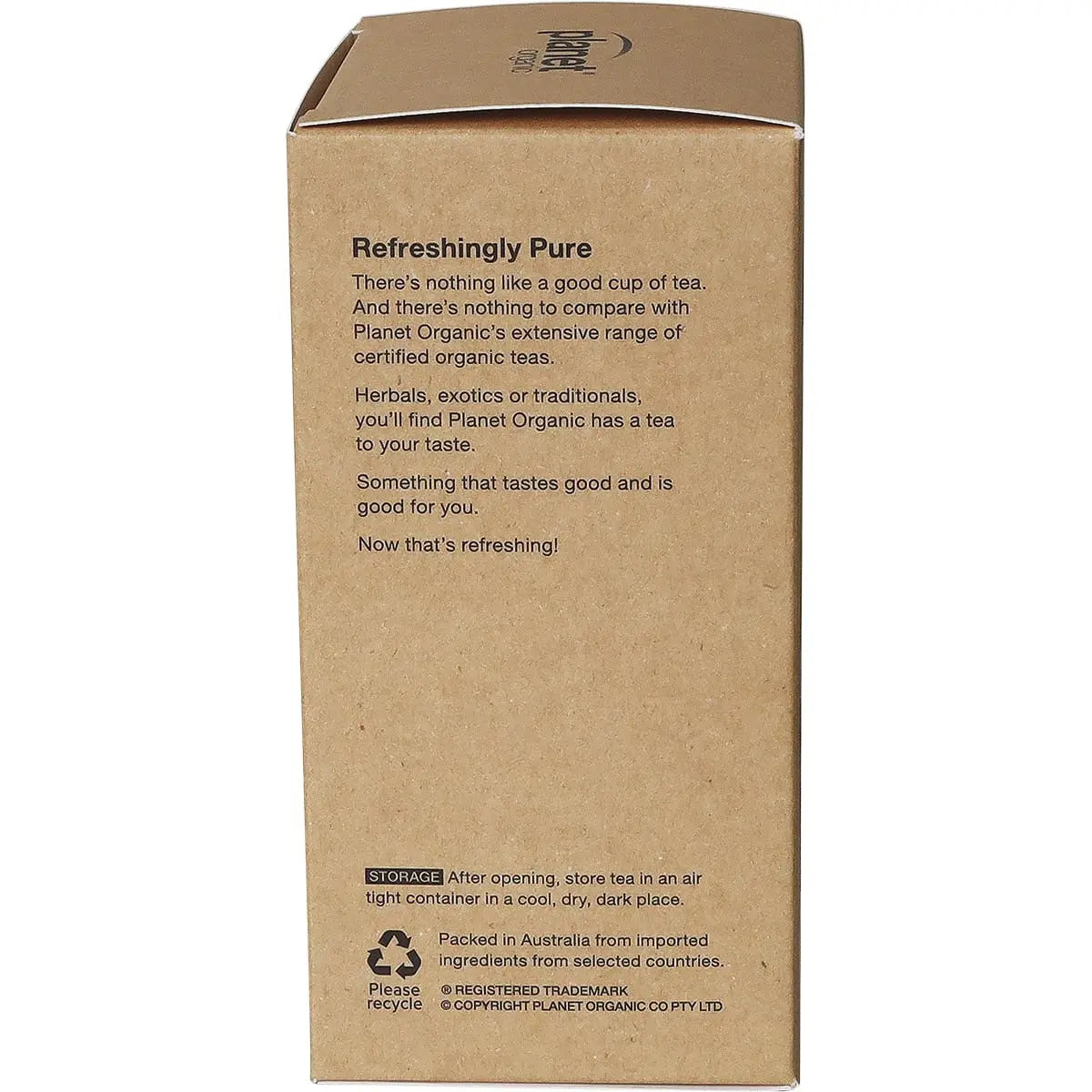 PLANET ORGANIC Herbal Loose Leaf Tea Organic Raw Dandelion Root - 100g PLANET ORGANIC