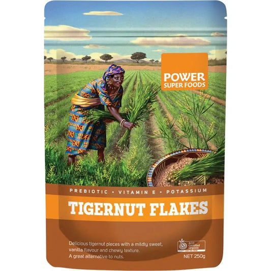 POWER SUPER FOODS Tigernut Flakes "the Origin Series" 250g POWER SUPER FOODS