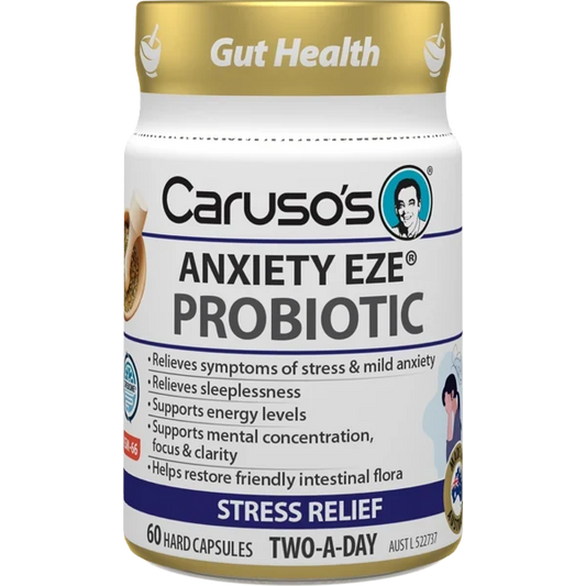 Caruso's Anxiety EZE Probiotic 60 Caps