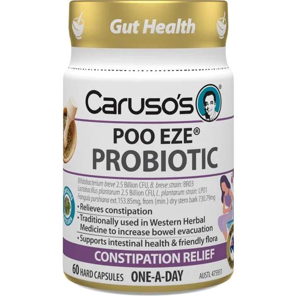 Caruso's Poo EZE Probiotic 60 Caps