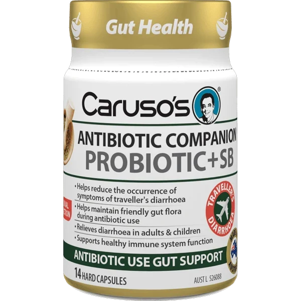 Caruso's Antibiotic Companion Probiotic + SB 14 Caps