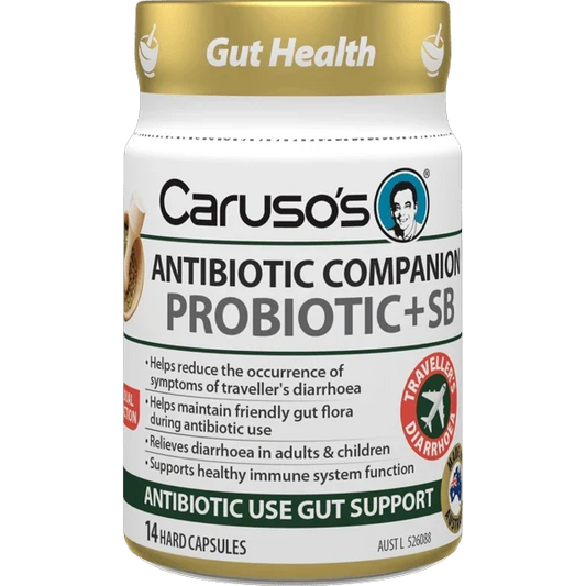 Caruso's Antibiotic Companion Probiotic + SB 14 Caps