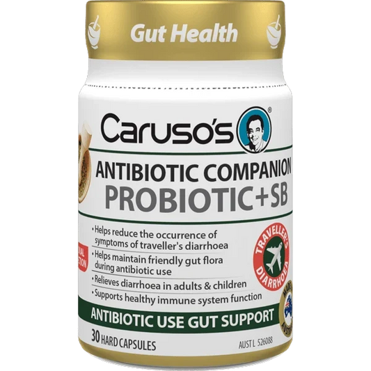 Caruso's Antibiotic Companion Probiotic + SB 30 Caps