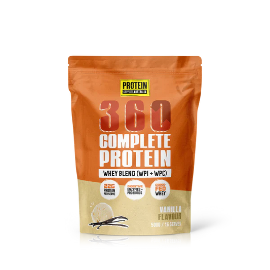 PROTEIN SUPPLIES AUSTRALIA 360Whey (WPI+WPC Combo) Vanilla Bean 1kg