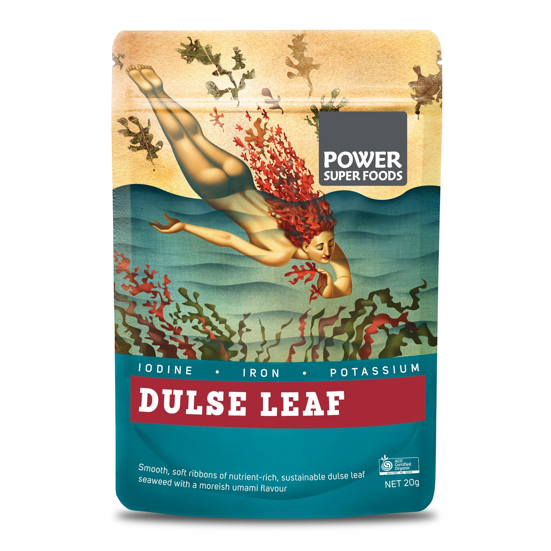 Power Super Foods Dulse Leaf Organic 20g - Cutprice Online