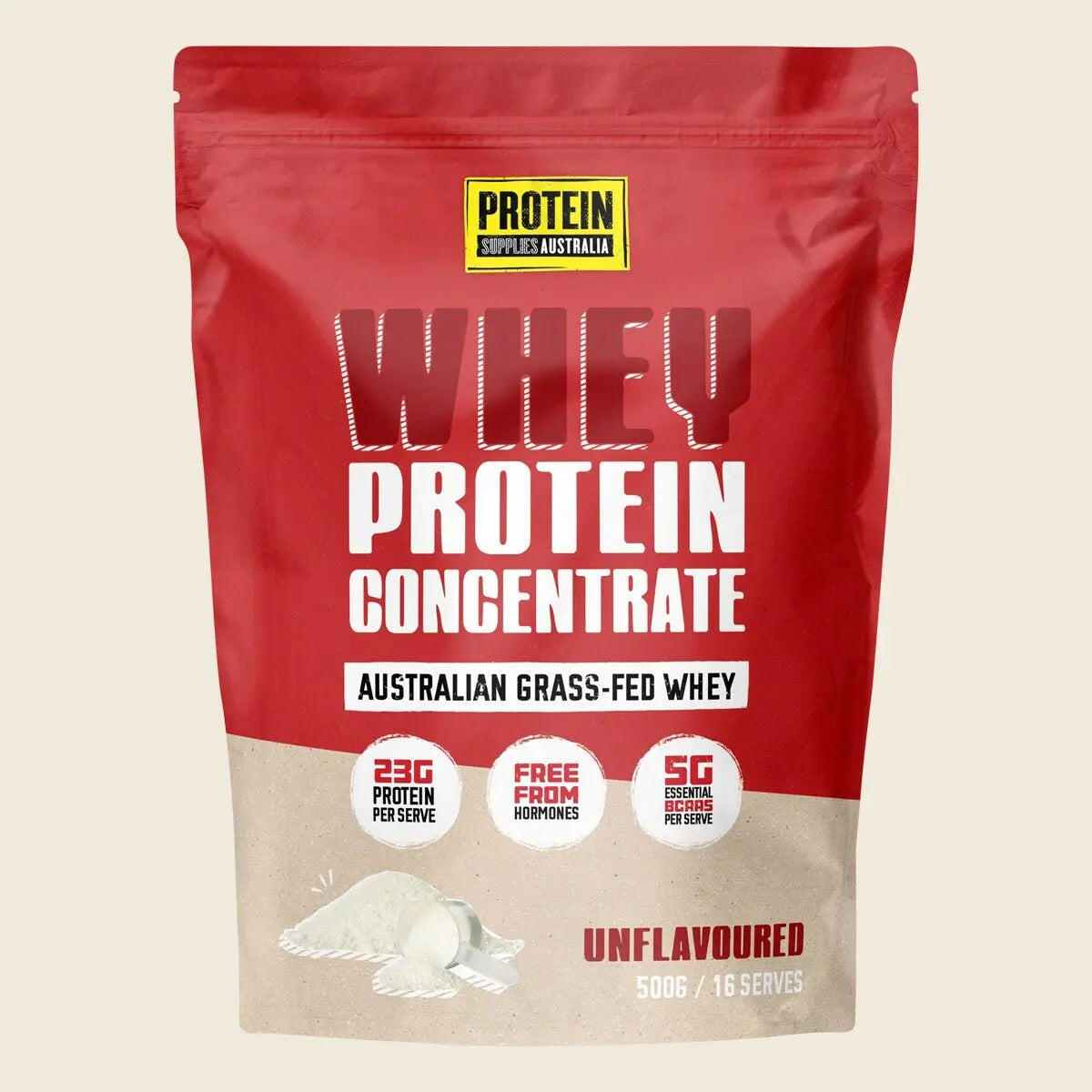 PROTEIN SUPPLIES AUSTRALIA WPC (Whey Protein Concentrate) Pure 500g PROTEIN SUPPLIES AUSTRALIA