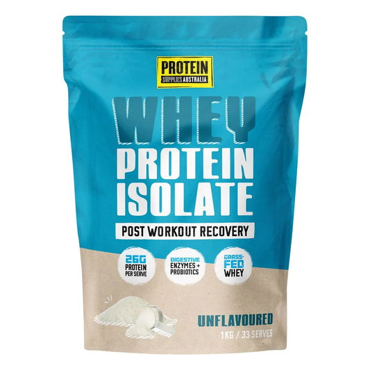 PROTEIN SUPPLIES AUSTRALIA WPI (Whey Protein Isolate) Pure 1kg PROTEIN SUPPLIES AUSTRALIA