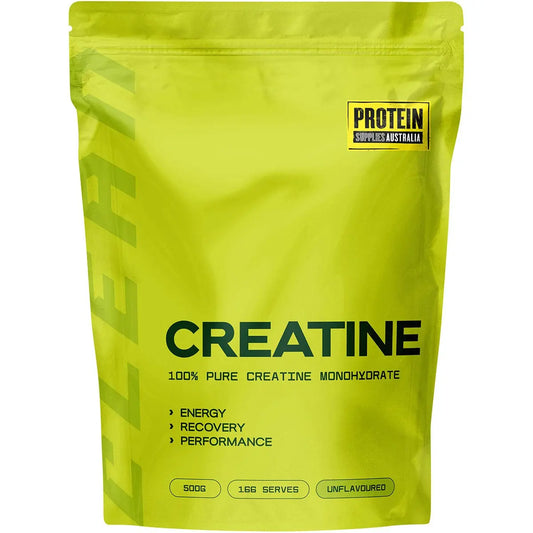 PROTEIN SUPPLIES AUSTRALIA Creatine (Monohydrate) Pure 500g PROTEIN SUPPLIES AUSTRALIA