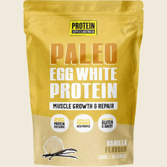 PROTEIN SUPPLIES AUSTRALIA PaleoPro (Egg White Protein) Vanilla Bean 900g PROTEIN SUPPLIES AUSTRALIA