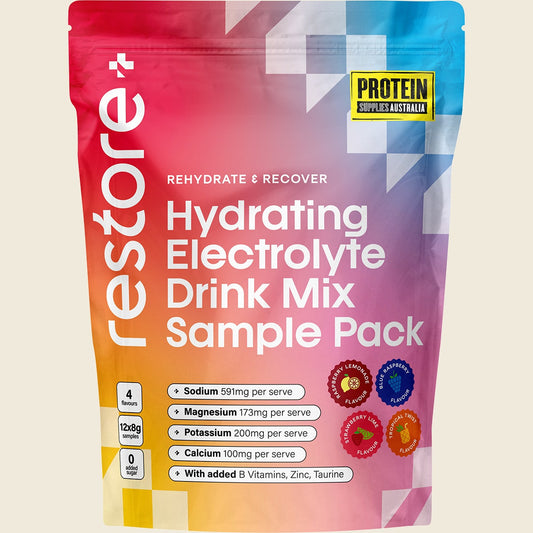 Protein Supplies Australia Restore Electrolyte Drink Mix Sample Pack 12pk