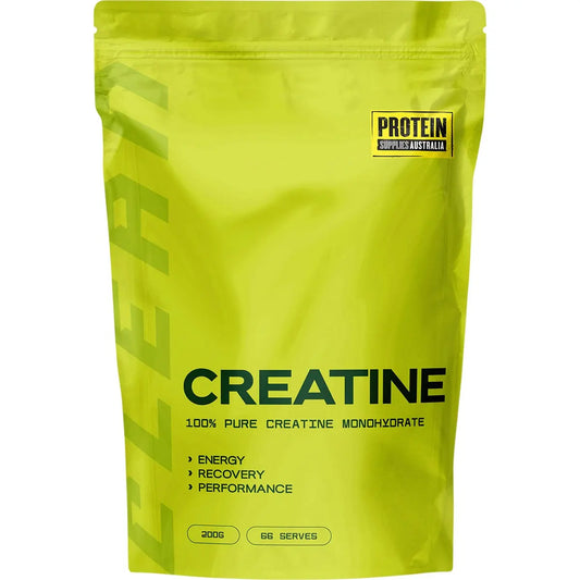 PROTEIN SUPPLIES AUSTRALIA Creatine (Monohydrate) Pure 200g PROTEIN SUPPLIES AUSTRALIA