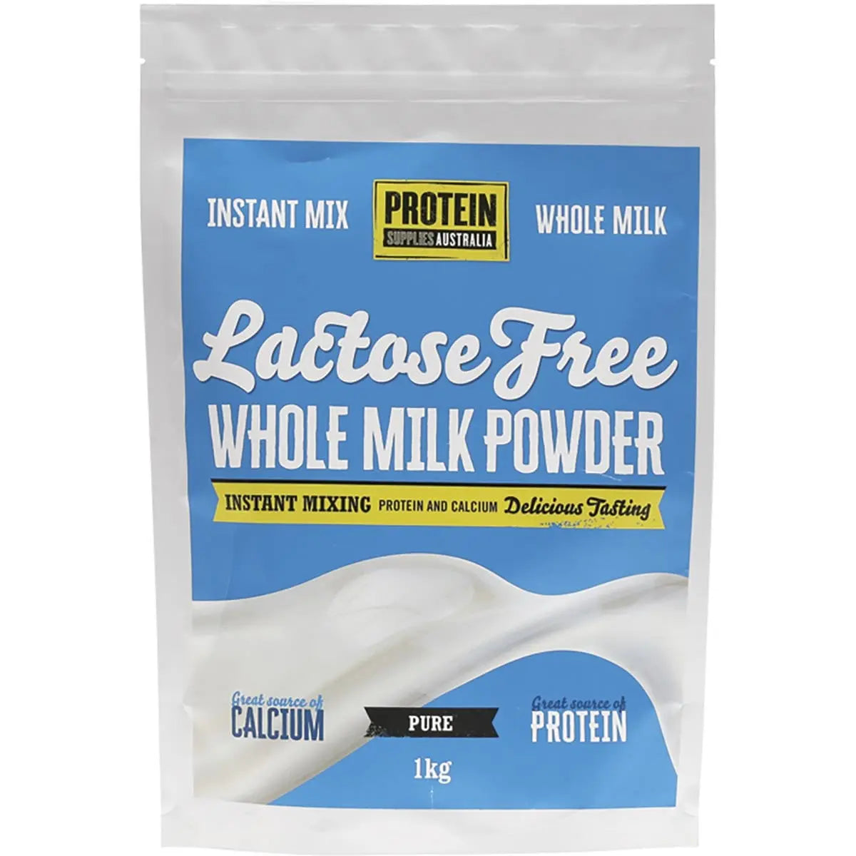 PROTEIN SUPPLIES AUSTRALIA Whole Milk Powder Lactose Free 1kg PROTEIN SUPPLIES AUSTRALIA