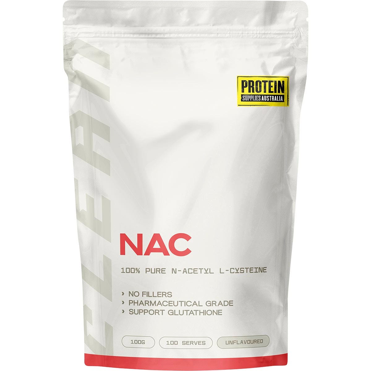 Protein Supplies Australia NAC Unflavoured 100g - Cutprice Online