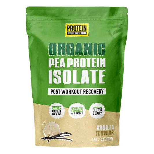 Protein Supplies Australia Pea Protein Isolate Vanilla 1 kg PROTEIN SUPPLIES AUSTRALIA