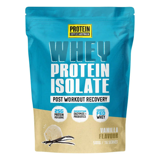 PROTEIN SUPPLIES AUSTRALIA WPI (Whey Protein Isolate) Vanilla  500g PROTEIN SUPPLIES AUSTRALIA